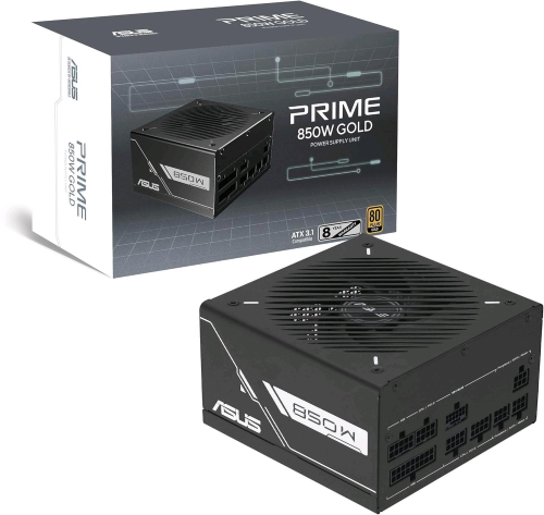ASUS PRIME 850G ALIMENTATORE 850 W MODULARE 80 PLUS GOLD PCle Gen 5.1 ATX 3.1 NERO